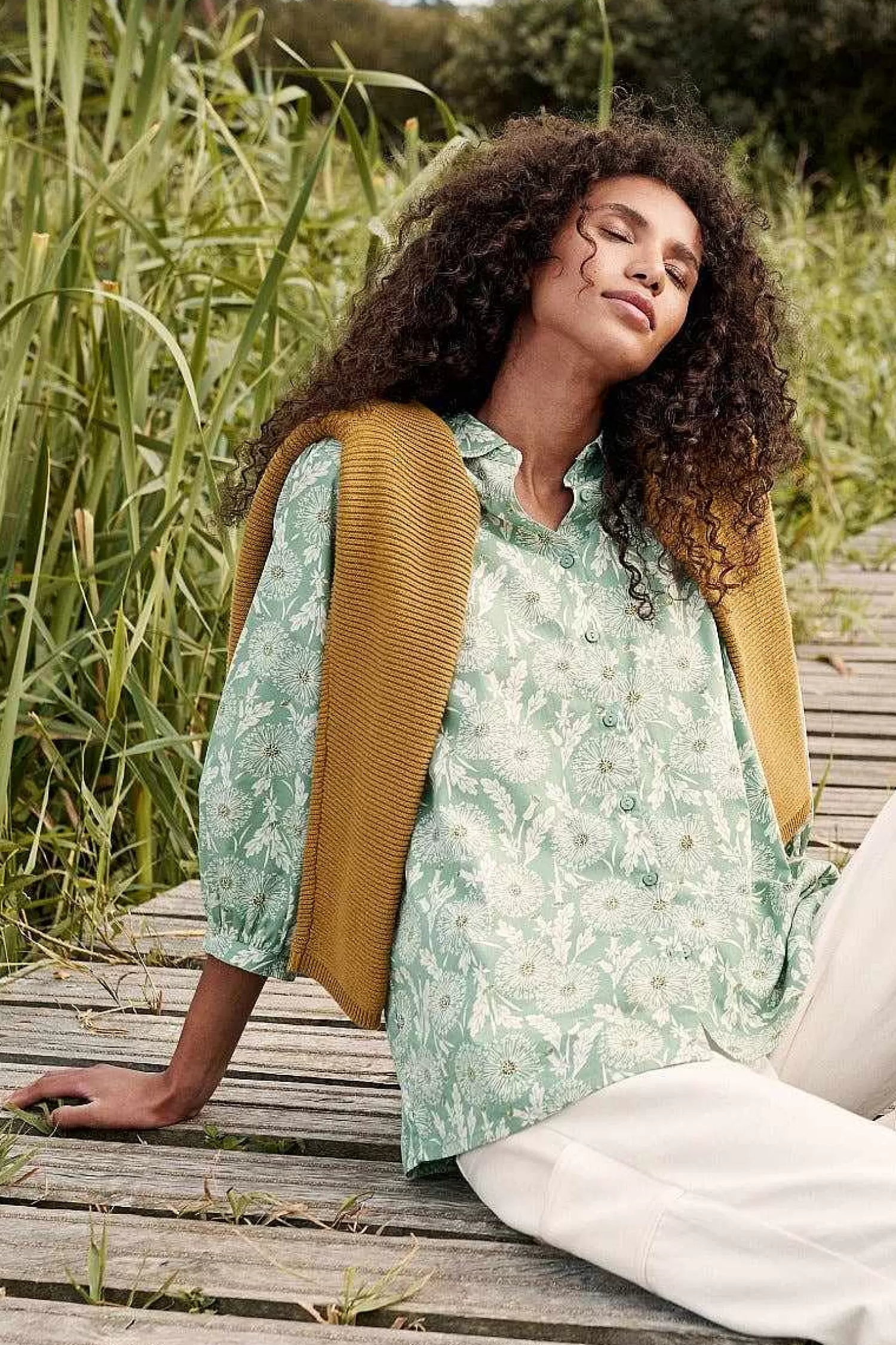 Women Seasalt Cornwall Hope Cottage Organic Cotton Blouse