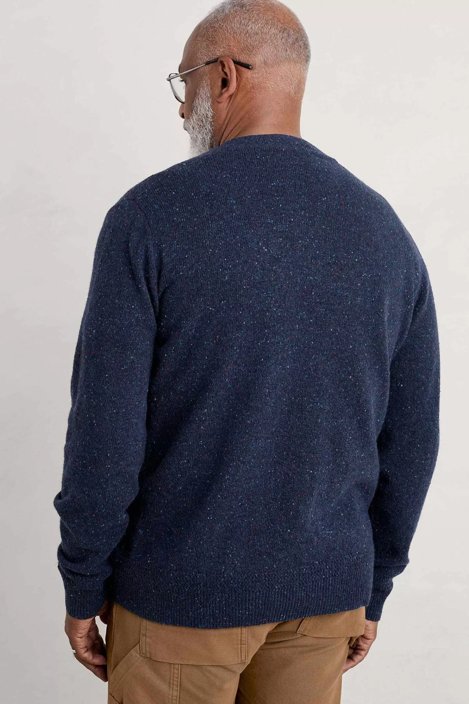 Men Seasalt Cornwall Men'S Cleer Lambswool Blend Cardigan